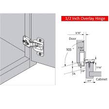 kitchen cabinet hinges 1 2 overlay