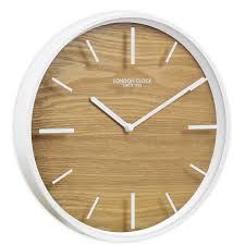 Stunning Clock With Wood Veneer Dial