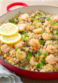 easy dirty rice with shrimp delicious