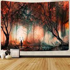 Fantasy Forest Tapestry Wall Hanging