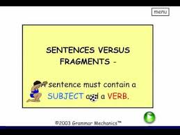 Learn Sentences Vs Fragments Easy English Grammar Youtube