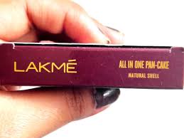 lakme all in one pan cake review swatches