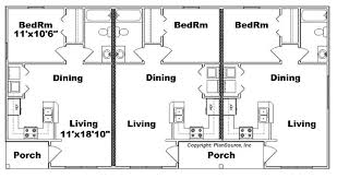 Triplex Floor Plan J0204 12t Duplex