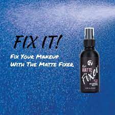 w7 the matte fixer makeup setting spray