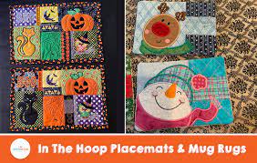 hoop placemats mug rugs