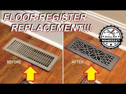 floor register vent replacement diy