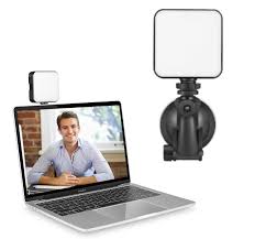 Amazon Com Video Conference Lighting Kit Light For Video Conferencing Remote Working Zoom Calls Webinar Lighting Self Broadcasting And Live Streaming Strong Suction Black Computers Accessories