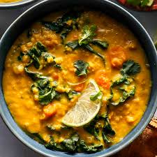 slow cooker golden lentil soup vegan