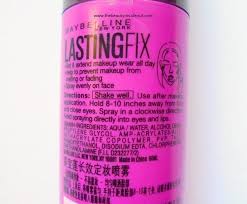 maybelline lasting fix setting spray review