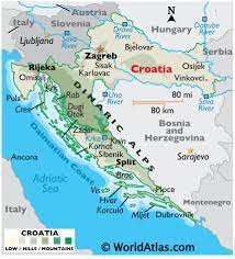 Croatia travel adventure travel with o.a.t. Croatia Maps Facts World Atlas