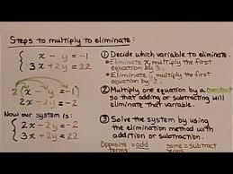Grade 8 Math 8 3c Elimination Method