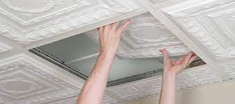 how to install drop ceiling tiles ceilume