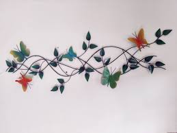 handcrafted metal erfly wall art
