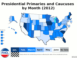 Frontloading Hq The 2012 Presidential Primary Calendar