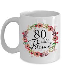 80th birthday gifts for woman 80 year