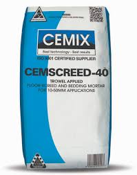 cemix cemscreed40 is a mid range