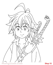 Maybe you would like to learn more about one of these? How To Draw Meliodas From Nanatsu No Taizai Mangajam Com