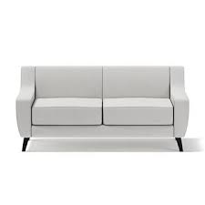 Light Grey Two Seat Sofa 3d Model