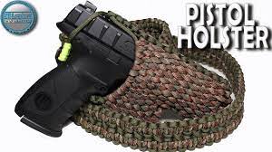 how to make a paracord pistol holster