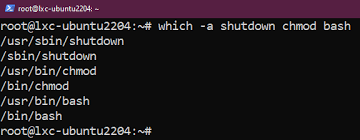 linux which command