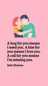 beth obedoza a hug for you means i