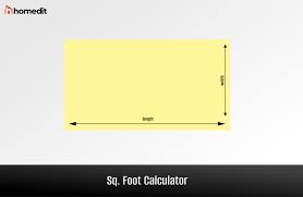 how to calculate square fooe