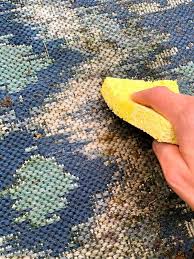 to clean an outdoor rug without bleach