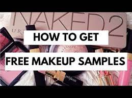 how to get free makeup sles by just