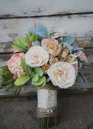 how to make a fake flower bridal bouquet