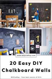 20 Diy Chalkboard Wall Ideas To Make
