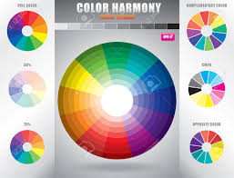 Color Harmony Color Wheel With Shade Of Colors