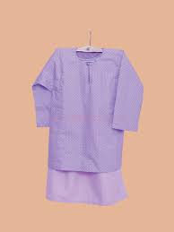 Teknik menderaf pola & menggunting sepasang baju kurung pesak gantung atau nama lainnya baju kurung pahang atau. The Klasik Baju Kurung Pesak Purple Little Tatara