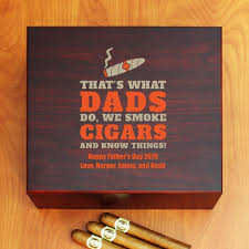smoke cigars personalized cigar humidor