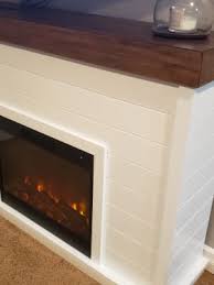 White Tile Grand Electric Fireplace