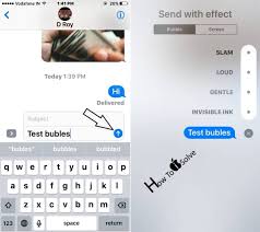 how to send screen effect in imessage