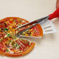 gone are the days when your slices refuse to separate from each other cut and serve a full size pizza with ease with a pair of pizza scissors