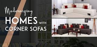 modernising homes with corner sofas