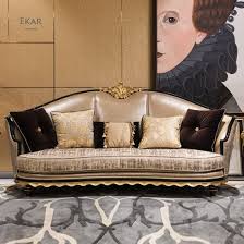 Italian Style Leather Sofa Villa Living