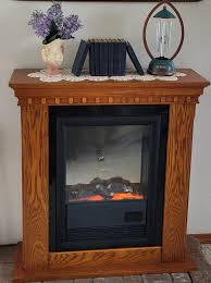 Electric Fireplace With Heater For