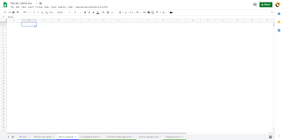 google sheets white background after