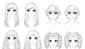 Anime hairstyles female often sport wispy bangs and a lot of layers that softly frame the heroine's beautiful face. How To Draw Anime Hair