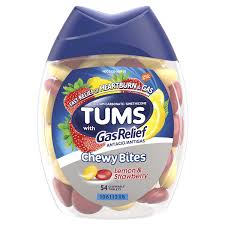 tums chewy bites antacid with gas