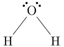 the molecular formula for water