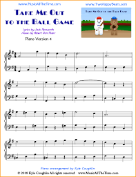 For in this river, all is found. Take Me Out To The Ball Game Piano Sheet Music