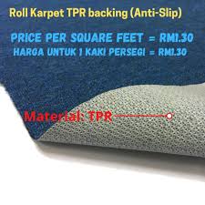 To convert square feet to square meters, multiply the square feet value by 0.09290304 or divide by 10.763910417. Anti Slip Tpr Backing Carpet 1 Unit 1 Kaki Persegi 1square Feet Shopee Malaysia