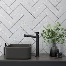 camden white ceramic wall tile 100 x