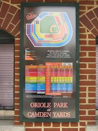 oriole park at camden yards seating