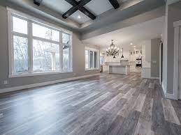 75 gray vinyl floor living room ideas