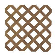 Brazilian Walnut Garden Vinyl Lattice