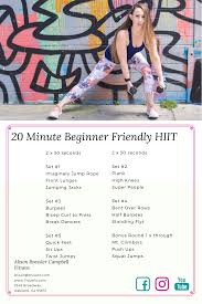 20 minute beginner friendly hiit